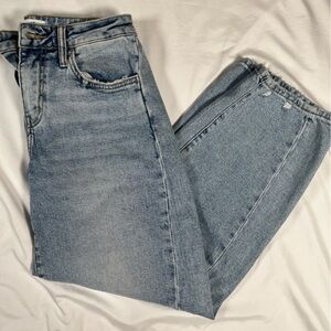 Classic Denim Straight Leg Jeans